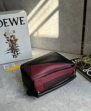 Okify Loewe Puzzle Small Bag Multicolor Nappa Calfskin 24x14x10cm 29104  - 6