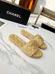 Okify CC Beige Women Slides 29107 - 4