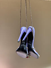 Okify YSL Purple High Heels With Red Currant Charms  - 3