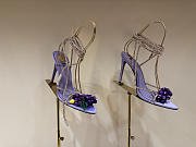 Okify YSL Purple High Heels With Grape Charms  - 4