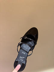 Okify Christian Louboutin Black Mary Jane Mules - 5
