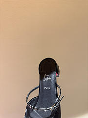 Okify Christian Louboutin Black Mary Jane Mules - 4