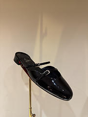 Okify Christian Louboutin Black Mary Jane Mules - 1