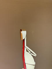 Okify Christian Louboutin Off White Mary Jane Mules - 4