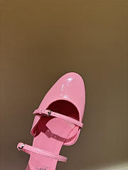 Okify Christian Louboutin Pink Mary Jane Mules - 3