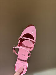 Okify Christian Louboutin Pink Mary Jane Mules - 5