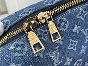 Okify Louis Vuitton Coussin Hobo MM Bag Denim Blue M28331 38x33x10cm - 3