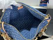 Okify Louis Vuitton Coussin Hobo MM Bag Denim Blue M28331 38x33x10cm - 6