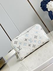 Okify Louis Vuitton Locker Dopp Kit Bag White M28835 23x13x12cm - 1
