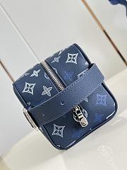 Okify Louis Vuitton Locker Dopp Kit Bag Blue M28835 23x13x12cm - 4