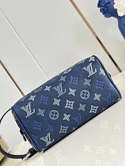 Okify Louis Vuitton Locker Dopp Kit Bag Blue M28835 23x13x12cm - 3