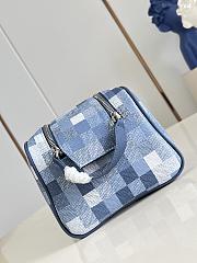 Okify Louis Vuitton Dopp Kit Bag Blue M28847 28x15x16.5cm - 3