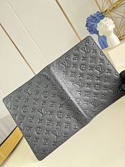 Okify Louis Vuitton Notebook Cover Black Embossed R20100 18.5x23x3cm - 3