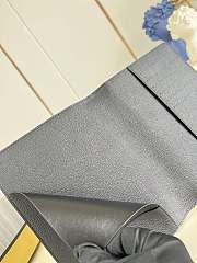Okify Louis Vuitton Notebook Cover Black Embossed R20100 18.5x23x3cm - 4