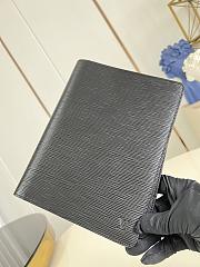 Okify Louis Vuitton Notebook Cover Black Epi R20100 18.5x23x3cm - 2