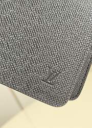 Okify Louis Vuitton Notebook Cover Black Cross-Grain R20100 18.5x23x3cm - 4