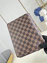 Okify Louis Vuitton Notebook Cover Damier Brown R20100 18.5x23x3cm - 2