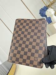 Okify Louis Vuitton Notebook Cover Damier Brown R20100 18.5x23x3cm - 4