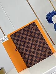Okify Louis Vuitton Notebook Cover Damier Brown R20100 18.5x23x3cm - 1