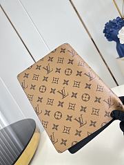 Okify Louis Vuitton Notebook Cover Light Brown Embossed R20100 18.5x23x3cm - 3