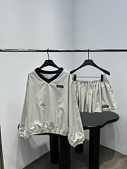 Okify MiuMiu Set Of White Pullover And Skirt  - 1