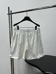 Okify Chrome Heart White Shorts Unisex (has XL) - 5