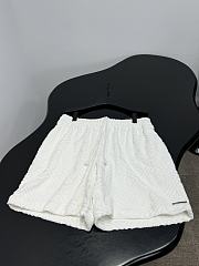 Okify Chrome Heart White Shorts Unisex (has XL) - 3