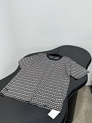 Okify Chrome Heart Striped Black T-shirt Unisex 29147 - 6