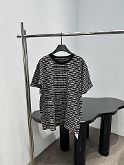 Okify Chrome Heart Striped Black T-shirt Unisex 29147 - 1