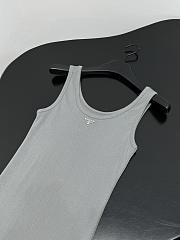 Okify Prada Gray Women Tank Top  - 6