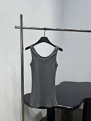 Okify Prada Gray Women Tank Top  - 1