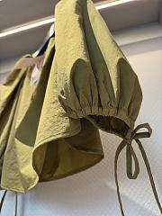 Okify YSL Green Olive Off-the-shoulder Women Top - 6