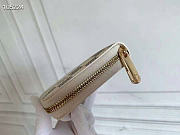 Okify Louis Vuitton Zippy Damier White Wallet M60017 19x10x1cm - 6