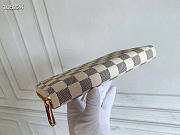 Okify Louis Vuitton Zippy Damier White Wallet M60017 19x10x1cm - 5