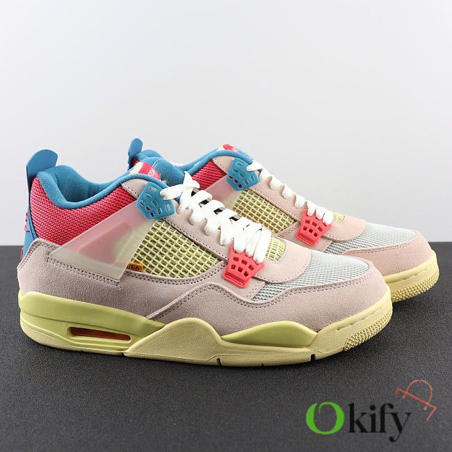 Okify Nike Air Jordan 4 Retro Union Guava Ice Shoes - 1