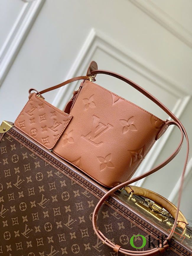Okify Louis Vuitton All In BB Bag Brown Cognac Monogram M28820 18x12x16cm - 1