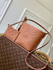 Okify Louis Vuitton All In BB Bag Brown Cognac Monogram M28820 18x12x16cm - 1