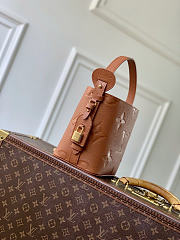 Okify Louis Vuitton All In BB Bag Brown Cognac Monogram M28820 18x12x16cm - 2