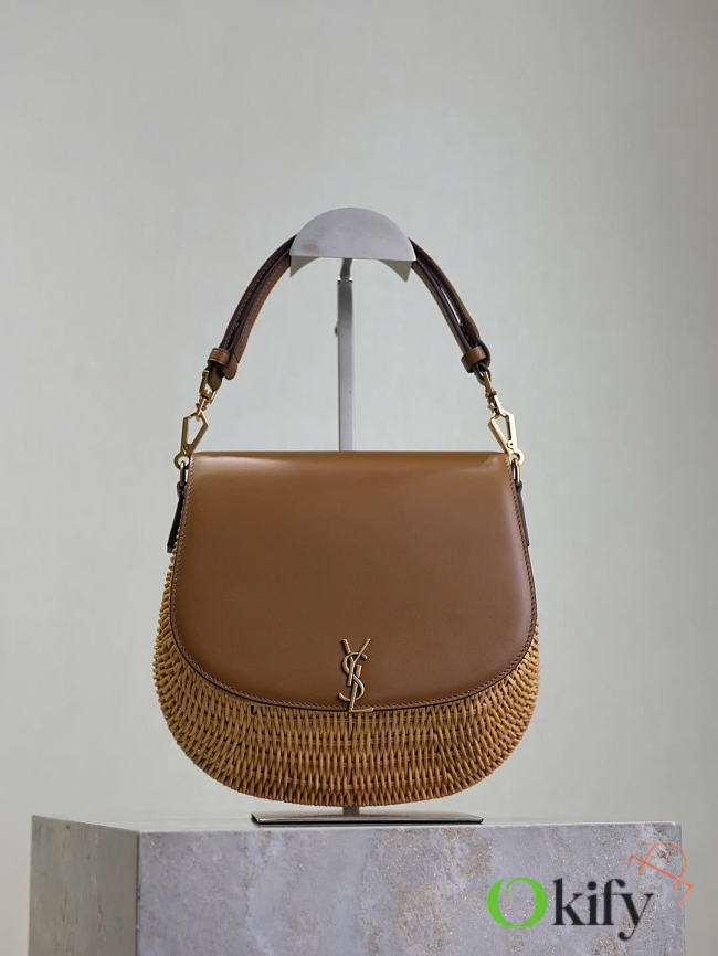 Okify YSL Voltaire Raffia Bag 23x21x9cm - 1