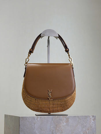 Okify YSL Voltaire Raffia Bag 23x21x9cm