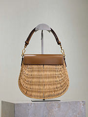 Okify YSL Voltaire Raffia Bag 23x21x9cm - 5