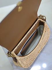 Okify YSL Voltaire Raffia Bag 23x21x9cm - 4