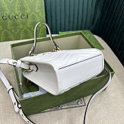 Okify Gucci Marmont Matelasse Mini Bag White 19x16x7cm 696123 - 6