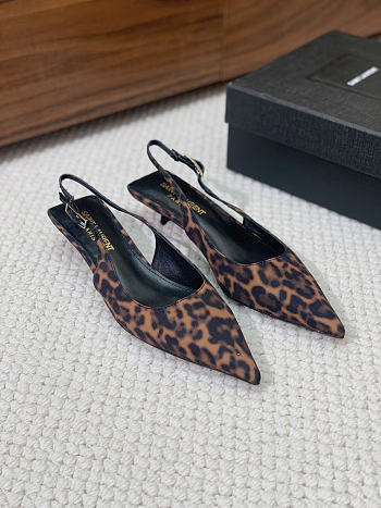 Okify YSL Leopard Slingback 29179