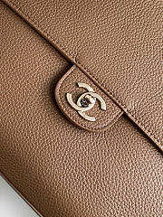 Okify CC 26 Maxi Flap Bag Brown 39x11x8cm - 3
