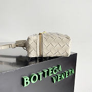 Okify Bottega Veneta Bang Bang Vanity Case Bag Off White 22x12.5x5cm - 5