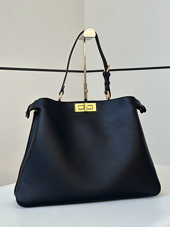 Okify Fendi Peekaboo Large Bag Black 40.5x28x13cm