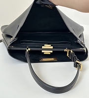 Okify Fendi Peekaboo Large Bag Black 40.5x28x13cm - 2