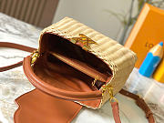 Okify Louis Vuitton Capucines BB Raffia Bag Brown 27x17.3x9cm - 4