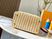 Okify Louis Vuitton Capucines BB Raffia Bag Brown 27x17.3x9cm - 3